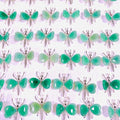 DIY Beautiful Crystal Butterfly Figurine Pretty Green Jade Butterfly Crystal Animal Gifts
