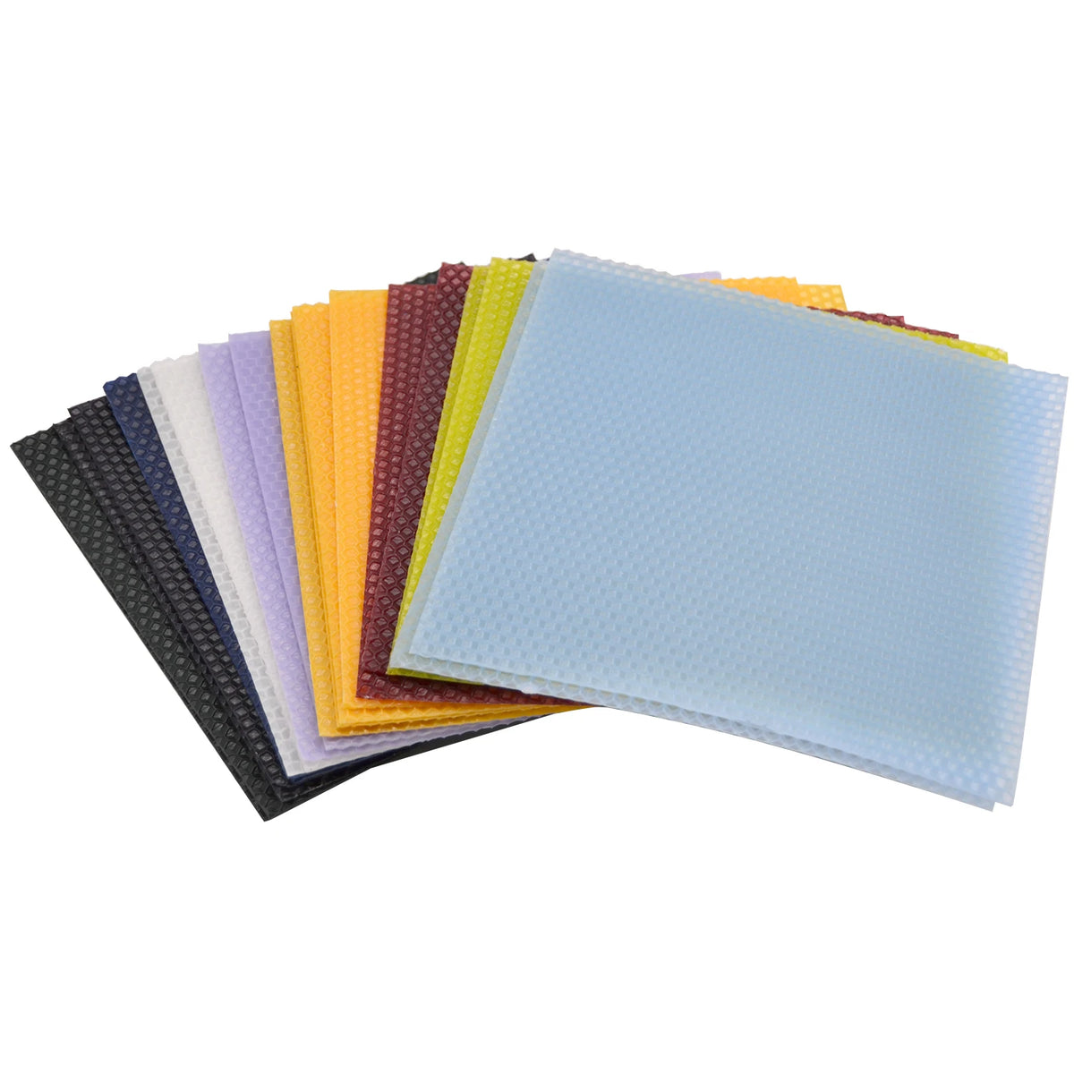 Colored Pure Beeswax Sheets for Rolled Candle Making