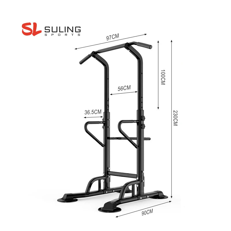 Home Gym Equipment Home Tool Adjustable Multi-Function Strength Fitness Power Tower Pull up Dip Bar Station Fitness Bodybuilding