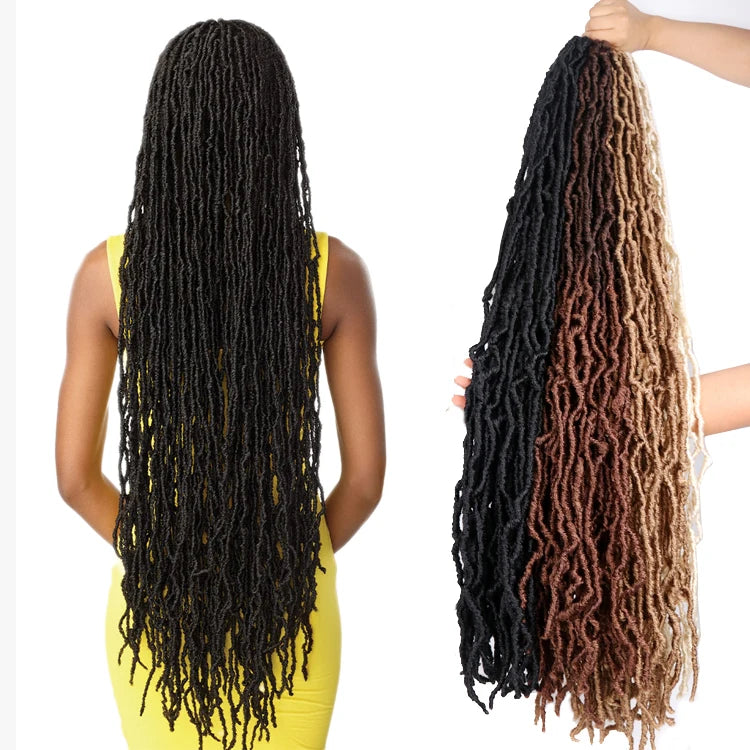 Soft Faux Locs Crochet Braids Hair Factory Price Fast Delivery Wholesale Afro Synthetic Extra Long 18" 24" 30" 36 Inch 5 Pieces