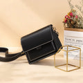 Autumn Winter New Arrival Korean Style Women's Genuine Leather Forever Gentle Young Crossbody Tote Bag Zipper Solid Color