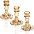 Modern Clear Glass Candlestick Holder Table Centerpiece Decor for Christmas Weddings Parties Spring Anniversaries-Dropship