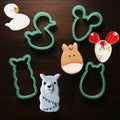 Sweet Sugarbelle Animal Fondant DoughBiscuit Cutter MoldPlay Clay Molds and Cookie Cutter Set for Royal Icing
