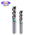 Hrc55 Three Flutes Milling Cutter DLC Coating End Mill U-groove U Shape Aluminum Milling Cutter