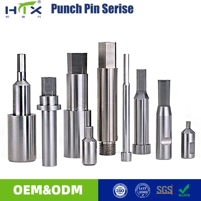 Free Sample Precision Punch Pin Die 1mm SKD61/SKD51 Tungsten Carbide Punch Pin and Die Set for Metal Stamping Mould