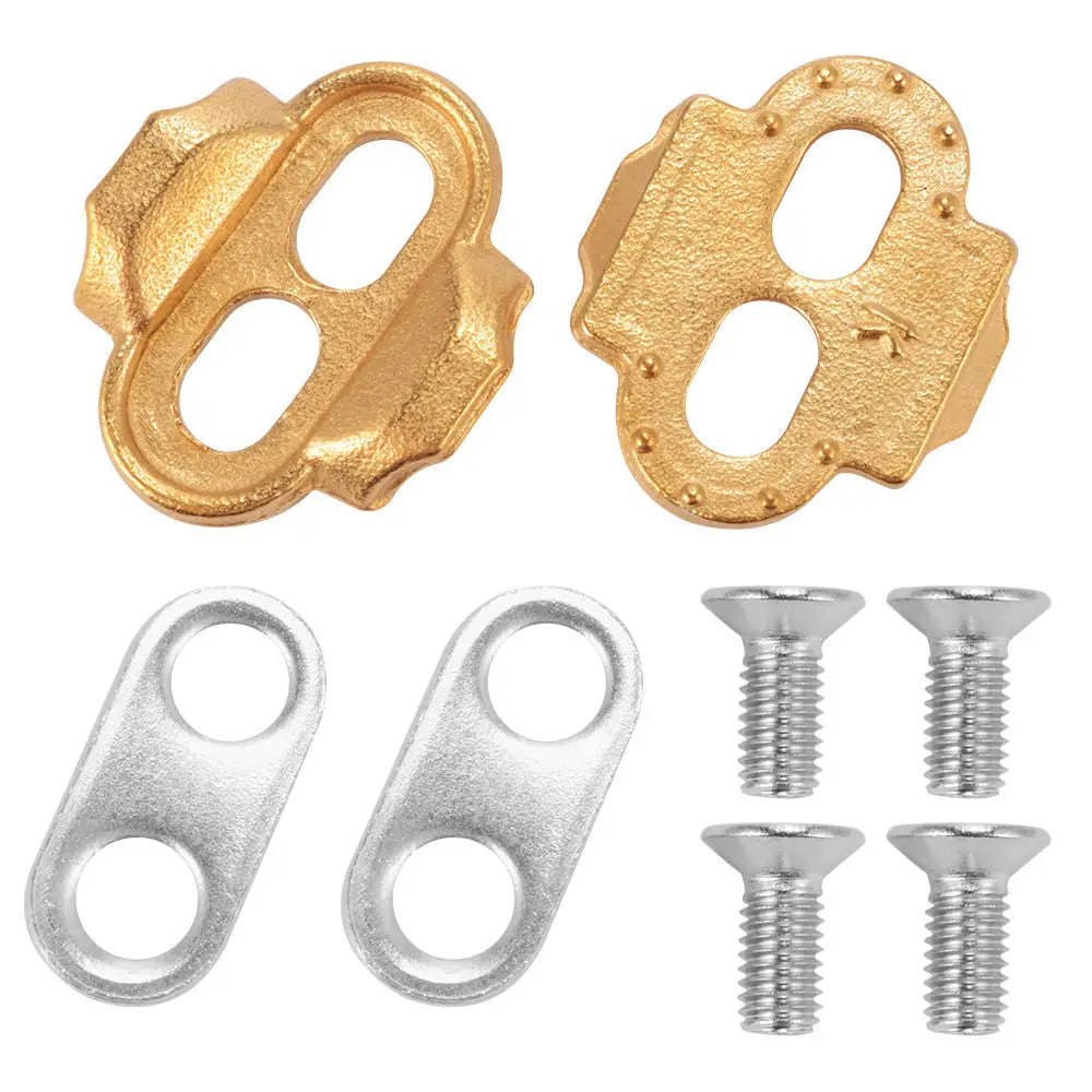 Full Copper Bike Pedal Cleat for Crank Brother Eggbeater MTB Copper Cleat for Eggbeater Clipless Pedal Cycling Accessories