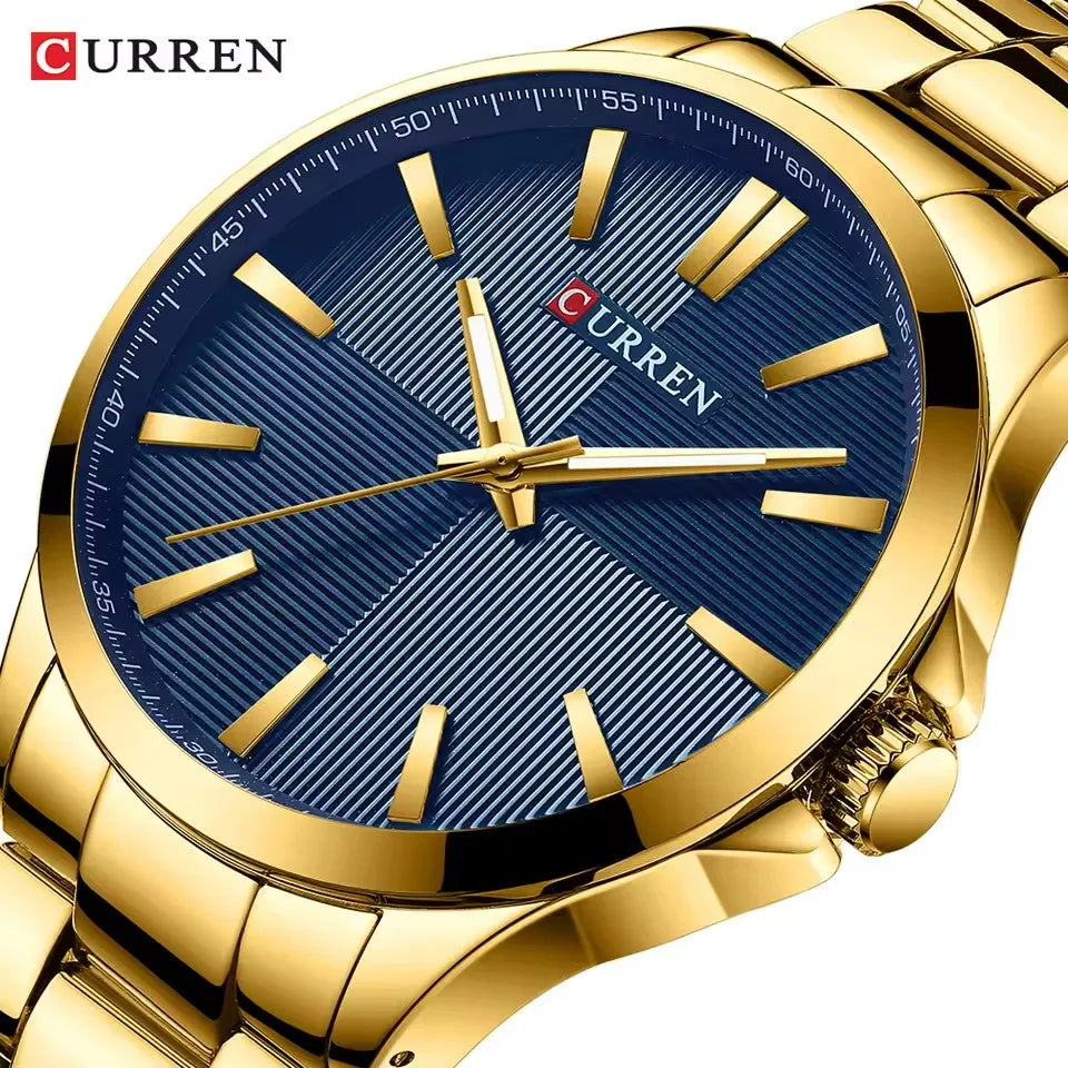CURREN 8322 Watches Men Fashion Hot Sale Luxury Watch Stainless Steel Wristwatch Business Clock Waterproof Relogio Masculino