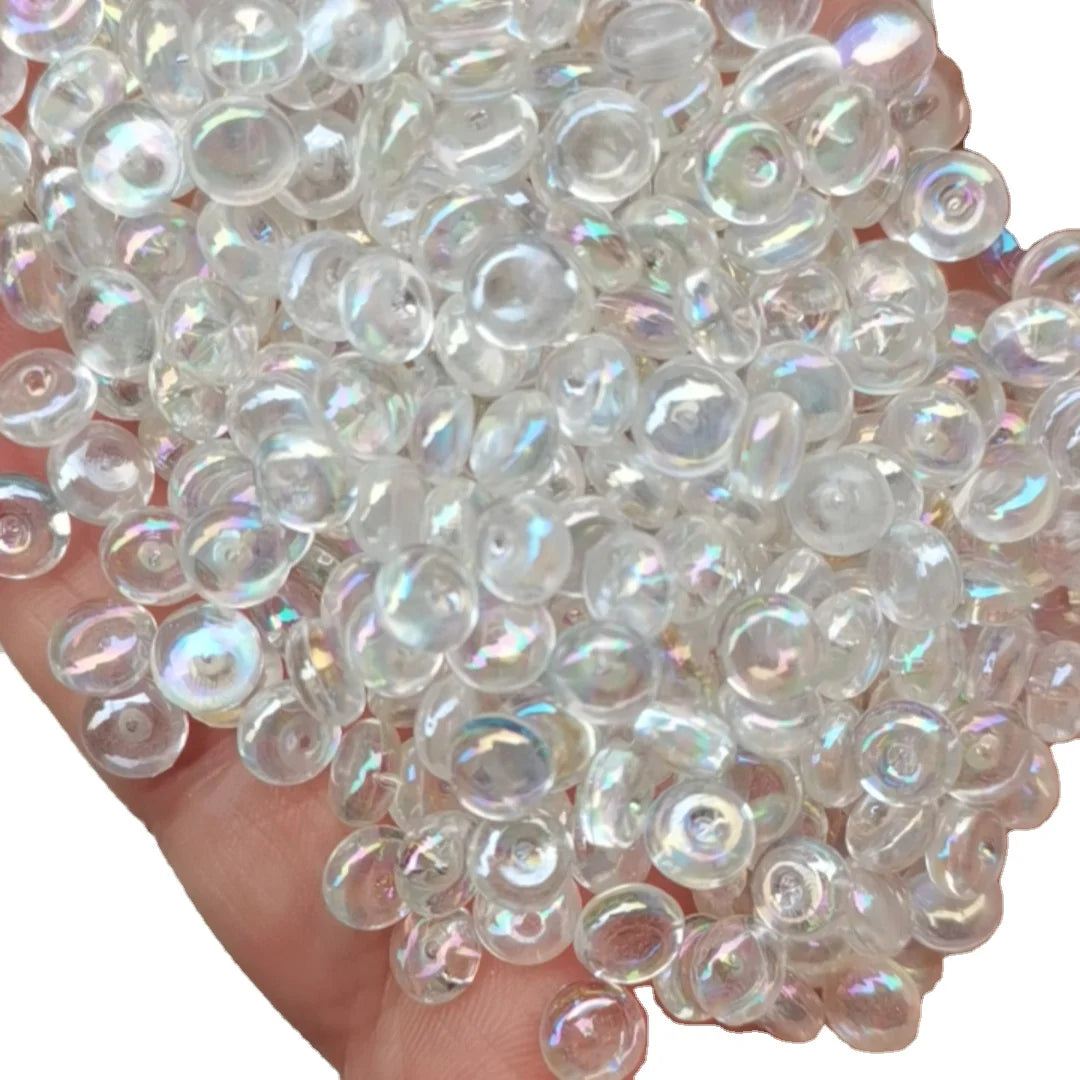New Design Shiny AB Plating Fishbowl Beads Acrylic Plastic Fish Bowl Fillers Slime Accessories Toys for Kids Party Supply