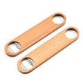 Design Your Own Customized Blank Wood Handle Wooden Beer Bottle Opener Openers