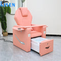 Wholesales Beauty Nail Spa Salon Custom Electric Reclining Bed Pipeless Whirlpool Manicure Foot Spa Massage Pedicure Chair