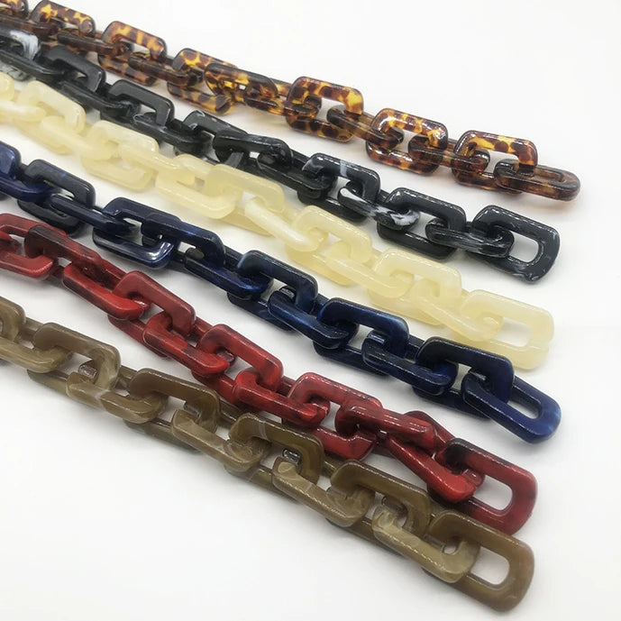 Deepeel AL020 Custom Handbag Accessories Shoulder Bag Chain Resin Chains Purse Chain