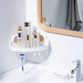 Bathroom Sets Bamboo Shower Caddy Wall Mounted Corner Shelf Vacuum Bathroom Shower Caddy Bathroom Corner Shelf Shower Organizer