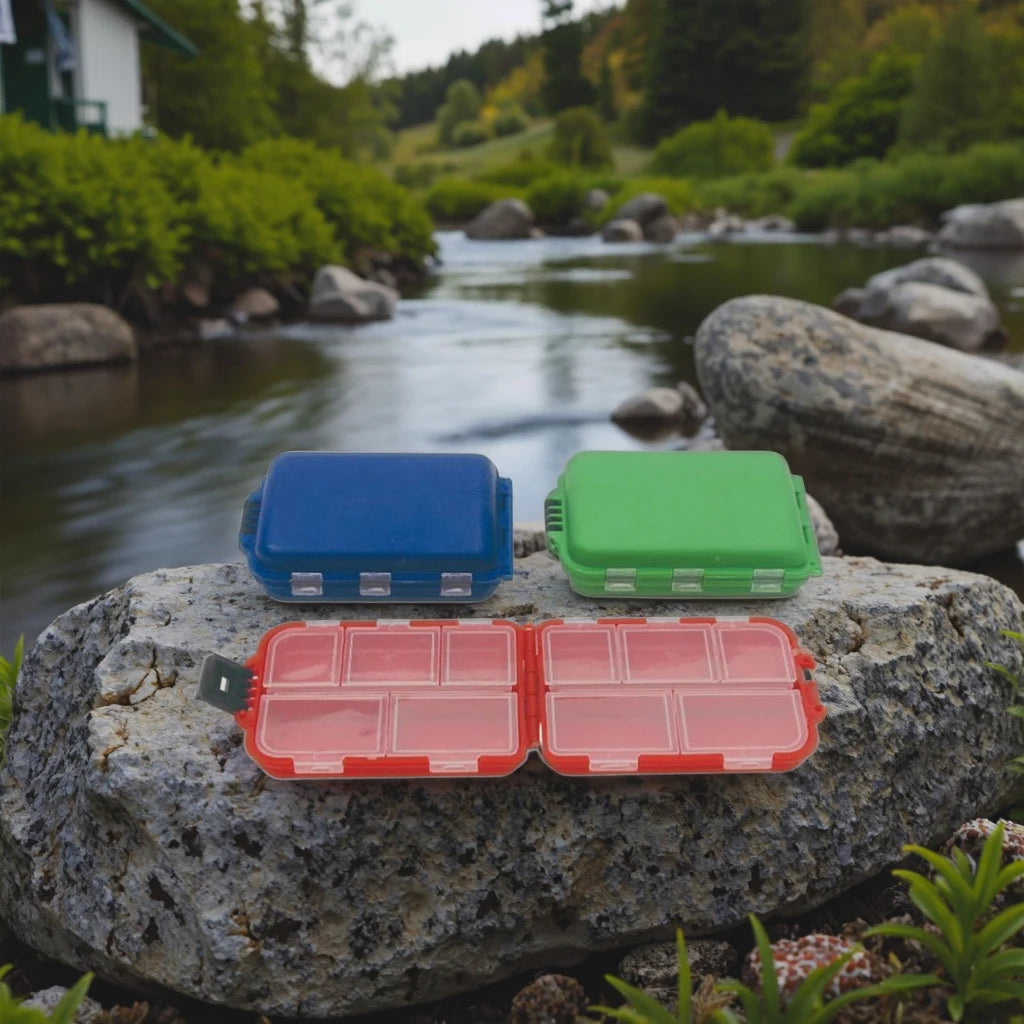HISTAR Customizable High Grade Plastic Portable Small Size Fishing Tackle Box for Lures in Lake River and Stream Position
