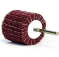Abrasive Tools Non Woven Interleaved Sanding Cloth Deburring Buffing Flap Wheel With Shaft