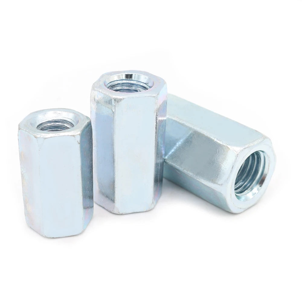 Stainless Steel Carbon Steel Galvanized Connection Hex Coupling Sleeve Nut Taded Long Sleeve Tab Coupler Nuts Fasteners