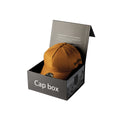 Custom Logo Square Folding Magnetic Closure Gift Snapback Baseball Cap Box Black Hat Shipping Wig Packaging Box