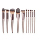 Hot Champagne Makeup Brushes Set for Women Cosmetic Foundation Powder Blush Eyeshadow Kabuki Blending Make up Brush Beauty Tools
