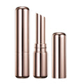 HUIHO 11.1mm  Luxury Gold Round Aluminum Private Label Cosmetic Packaging Empty Lipstick Bottle