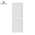 30 In. X 80 in 6 Panel Colonial Primed Solid Shaker  Textured Molded Composite Closet Bi-Fold Door Molded Door with White Primer