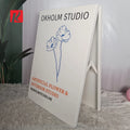 Kexian Custom Double-Sided Metal Sign Board Indoor&Outdoor Business Advertising Boards Standing Sidewalk Sign a Frame Sign Stand