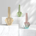 Unique Shape Glass Nail Polish Bottle Empty Gel Polish Bottle for UV Gel Nail Art Packaging