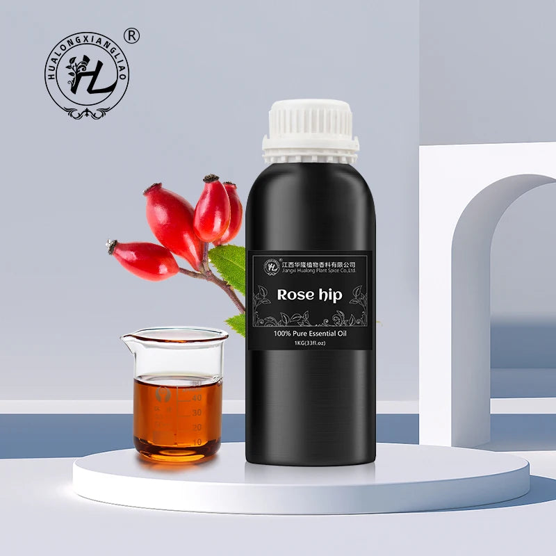 Chile Rosehip Seed Oil for Skin Hair Face - 100 Pure Natural Rosa Rubiginosa Rose Hip Seed Cold Pressed | Bulk Price 1kg