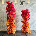 Custom Floral Arch Wedding Backdrop Decorative Arch Set Asymmetric Horn Flower Arch