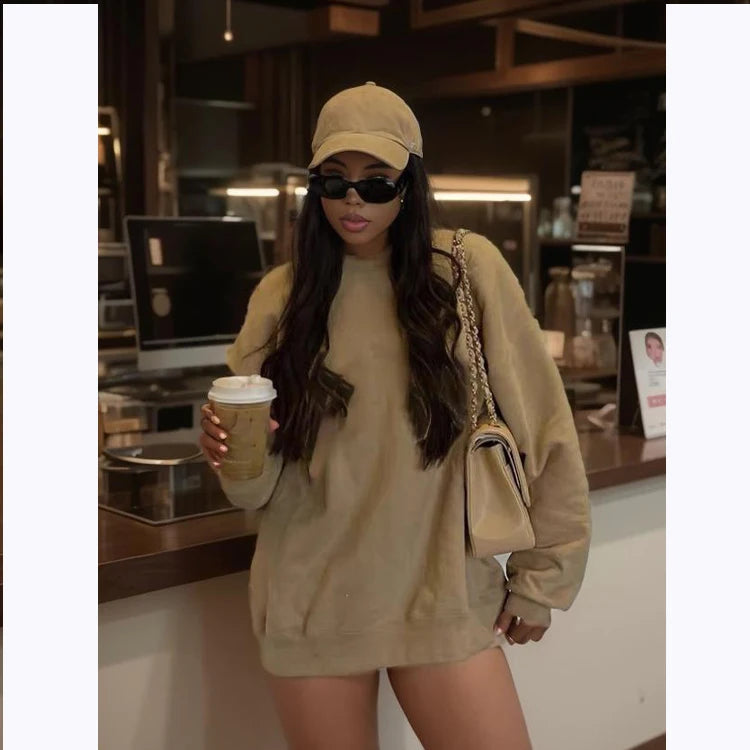 Wholesale Women Clothes Custom Plain Hoodie High Quality Fleece Cotton Pullover Hooded Sweatshirt for Ladies