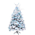 Christmas Tree Hangings 95pcs in 1 Blue Painted Mesh PET Balls for Christmas Decoration