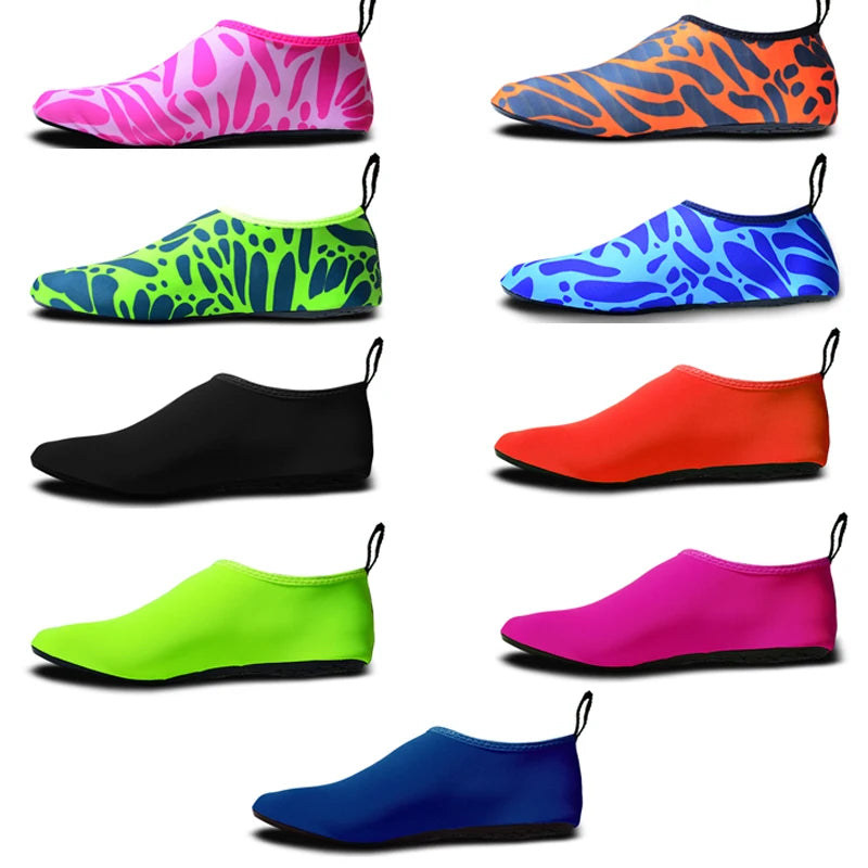 Kids Adult Soft Cushion Quick Qry Barefoot Aqua Sock Shoes for Water Pool Swim Beach Surfing Walking Wading Yoga Exercise Sports