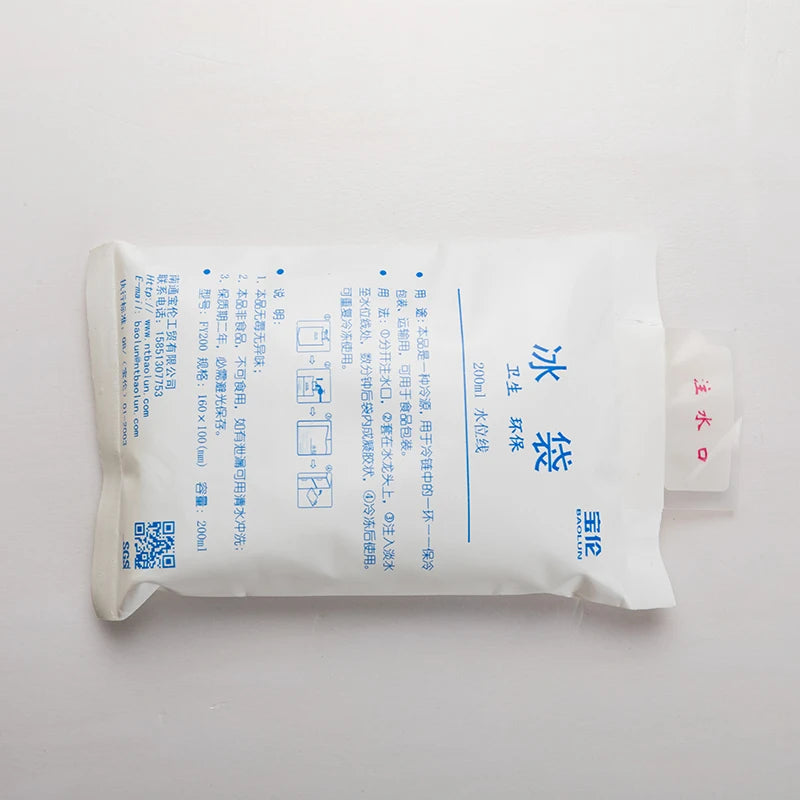 Baolun Custom LOGO Inject Water Lce Pack and Reusable Ice Pack for Food Shipping Ice Pack