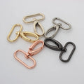 Nolvo World 6 Colors 13-20-25-30-38 Mm Rose Gold Metal  Swivel Custom Pursh Snap Hook Trigger Clips Dog Buckle for Handbags