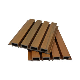 Durable Outdoor Wall Cladding Modern Exterior WPC Panel Waterproof Plastic with Geometric Pattern Soundproof and Fireproof