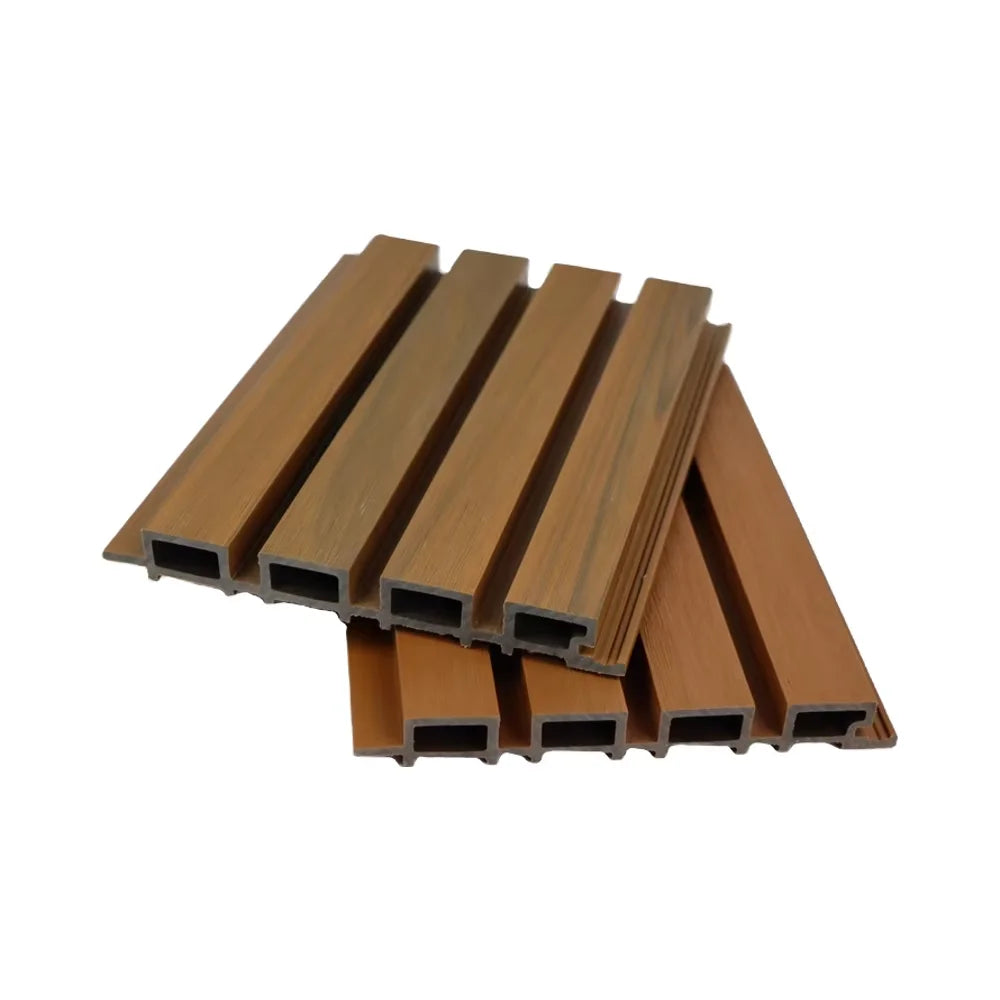 Durable Outdoor Wall Cladding Modern Exterior WPC Panel Waterproof Plastic with Geometric Pattern Soundproof and Fireproof