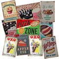 Homemade Fast Food Decor Wall bar Crafts Old Printing Retro Sign Vip Lounge Vintage Metal Poster logo Tin Car Plate Hot Sale
