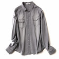 Factory Support Mid-weight Uniform Long Sleeve Work Wear Working Shirt for Women