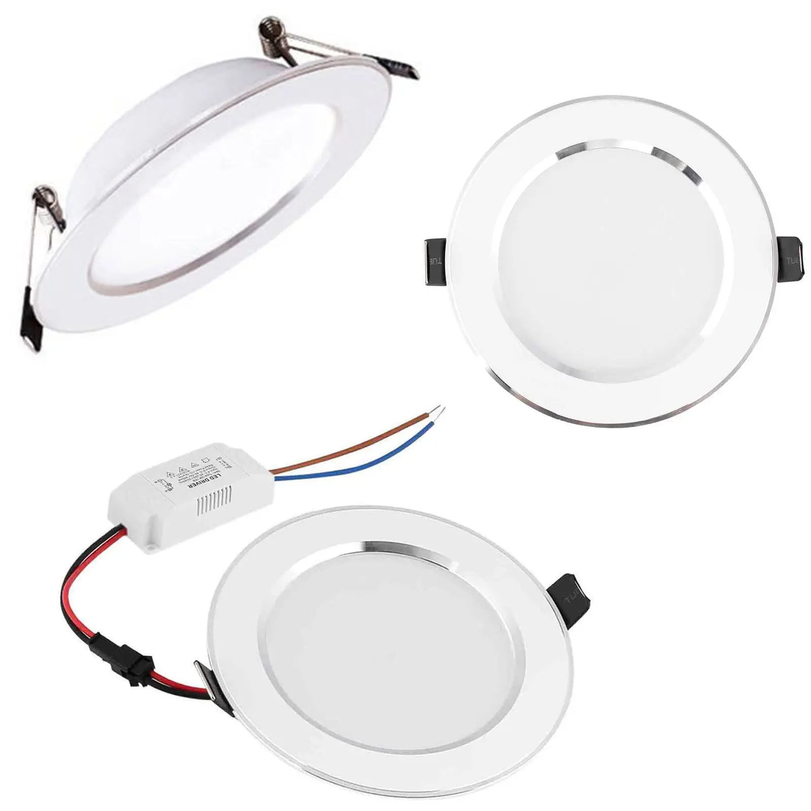 LED Recessed Ceiling Light Panel Downlight 5W AC 110V 220V for Home Office Living Room White