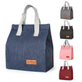 Customizable Portable Insulated Canvas Tote Lunch Cooler Bag Eco-Friendly OEM Shopping Bag with Durable Solar Panel