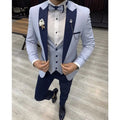 Latest Design Wedding 3 Pieces Men Suits Costume Homme Mariage Groom Prom Blazer Masculino Terno Tuxedo Jacket+Pant+Vest