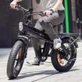 Vicicleta Electrica Fastest Downhill Moped 20-Inch Foldable EBike Aluminum Alloy Frame Fat Tire MTB with EU/US Warehouse