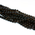 Wholesale 6/8/10/12mm Natural Smoky Quartz Loose Gemstone Beads for DIY Jewelry