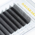 NAGARAKU Automatic Flowering W Shape Bloom 3D Premade Fans Eyelash Extensions Natural Soft Light Individual Lashes Full Dense
