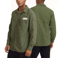 Wholesale Long Sleeve Fishing Shirt Tactical Shirts Lightweight Quick Dry Cargo Work Shirts