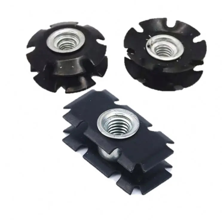 Aluminum Fasteners Carbon Tube Connectors Metal Adjusting Foot Stainless Steel Anti-Corrosive Star Nut