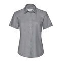 Adults Real Estate Company Embroidered Logo Short Sleeve Easy Care Oxford Shirt