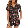 Pajamas for Women Set Factory Pruce PJ 2 PCS Short Sleeve Top With Bottoms High Quality Nightwear Suit Never Fade Away PJ Sets