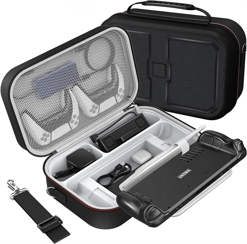 Custom Hard EVA Travel Carrying Large Capacity Storage Case for Steam Deck OLED Console & All Accessories