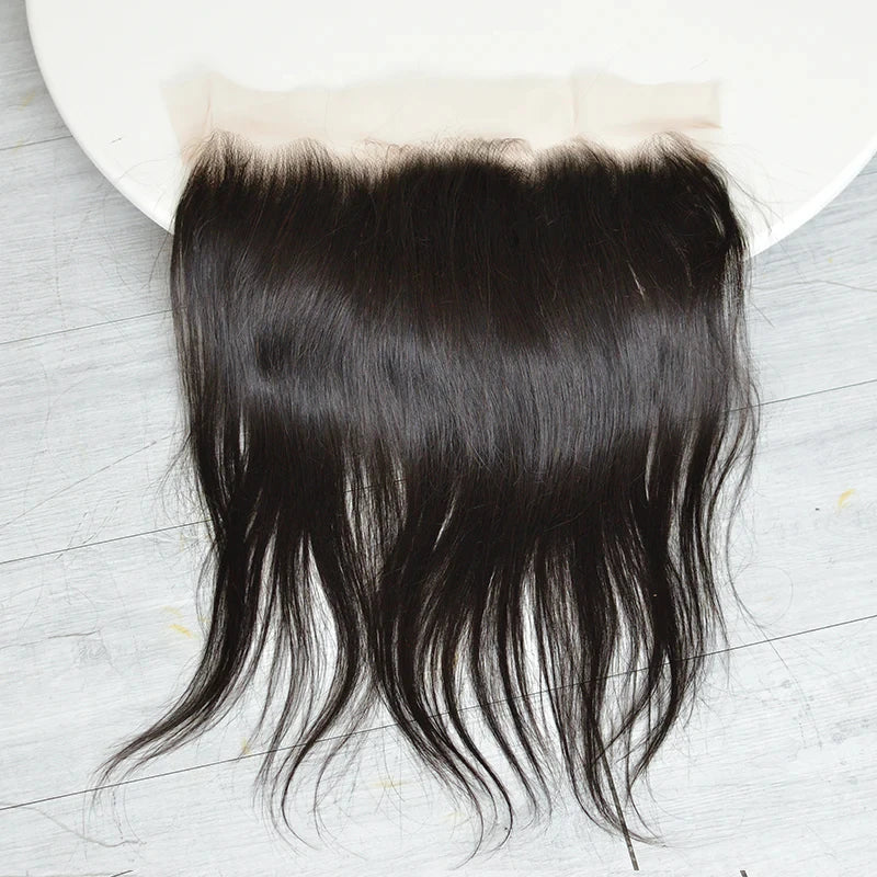Ultra Thin Hd Lace Closure Human Hair Straight Natural Hairline Pre Plucked Real Hd Lace Frontal and Closure Wholesale