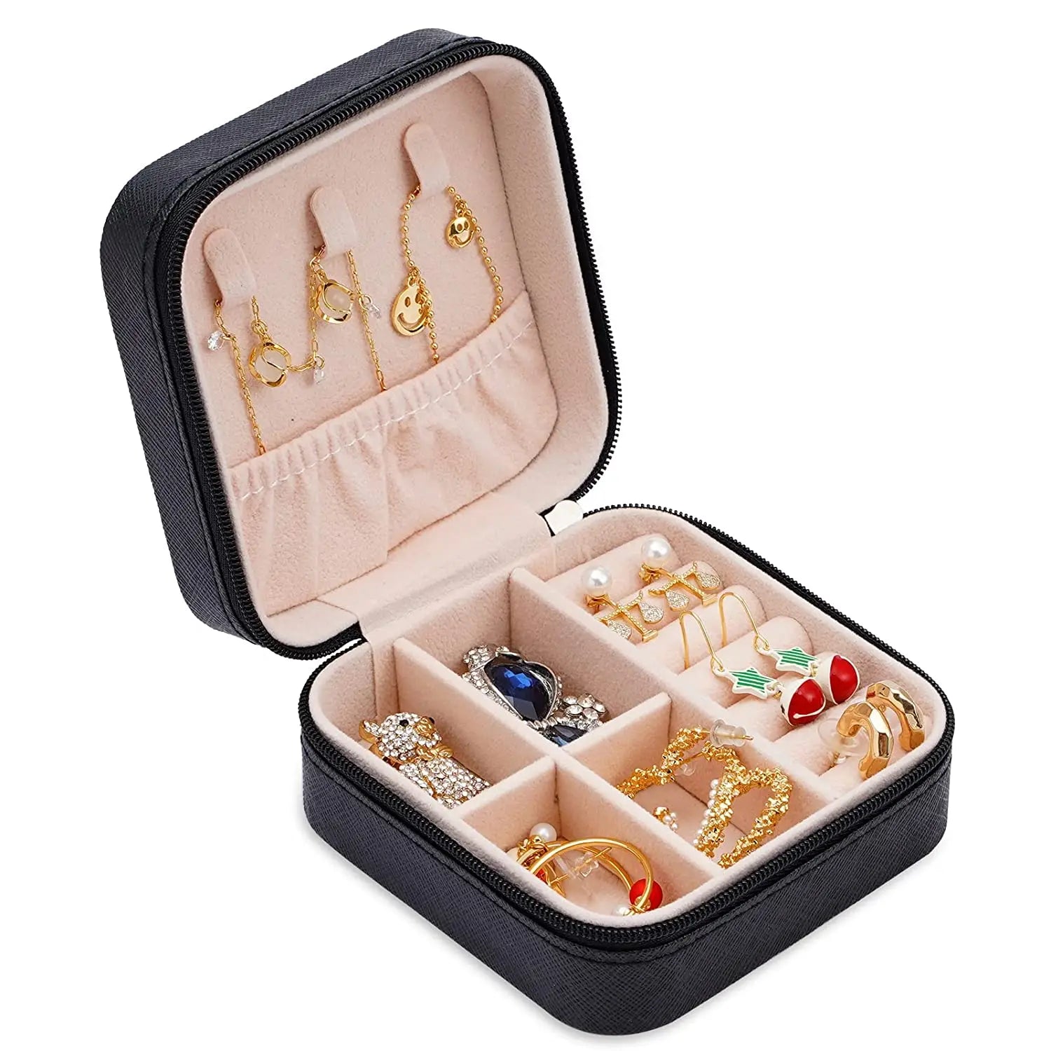 Small Jewelry Box Travel Portable Jewelry Case for Ring Pendant Earring Necklace Bracelet Organizer Storage Holder Boxes
