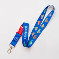 Factory Wholesale Nylon Mobile Phone Lanyard  Badge Lanyard Heat Transfer Lanyard